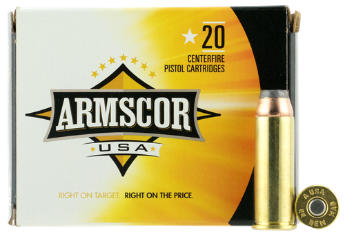 Armscor FAC44M2N USA  44Rem Mag 240gr Jacketed Hollow Point 20 Per Box/25 Case