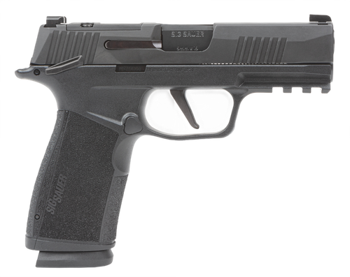 Sig Sauer 365X9BXR3PMS P365X  Micro-Compact 9mm Luger 12+1, 3.10" Black Steel Barrel, Black Nitron Optic Ready/Serrated Stainless Steel Slide, Black Stainless Steel Frame w/Beavertail & Picatinny Rail
