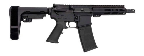 Andro Corp Industries 3008CB ACI-15 CQB 300 Blackout 30+1 8" Black Nitride Threaded Barrel, Black Anodized Aluminum Receiver w/Picatinny Rail, M-LOK Handguard, Black Polymer SBA3 Pistol Brace, A2 Grip