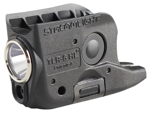 Streamlight 69340 TLR-6 HL Gun Light  Black 300 Lumens White LED/Red Laser Glock 42/43/43X/48