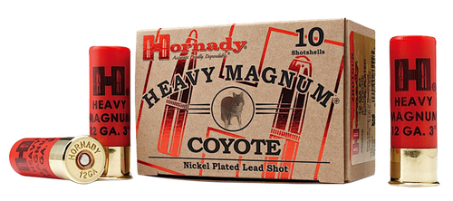 Hornady 86224 Heavy Magnum Coyote 12 Gauge 3" 1 oz 00 Buck Shot 10 Per Box/ 10 Case