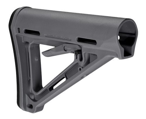 Magpul MAG400-GRY MOE Carbine Stock Stealth Gray Synthetic for AR-15, M16, M4 with Mil-Spec Tube (Tube Not Included)