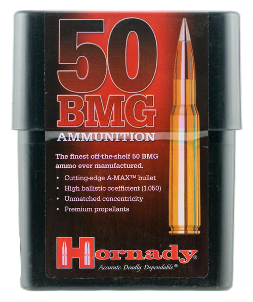 Hornady 8270 Match  50BMG 750gr Hornady A Max 10 Per Box/10 Case