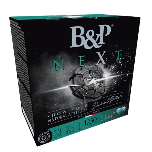 B&P Ammunition 12B1NX8 Next  12Gauge 2.75" 1oz 8Shot 25 Per Box/10 Case