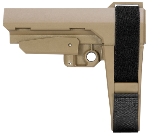 SB Tactical SBA3X02SB SBA3 X Flat Dark Earth Adjustable Synthetic AR-Platform
