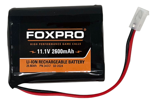Foxpro LB2600 Lithium Battery  2,600 HellCat Pro