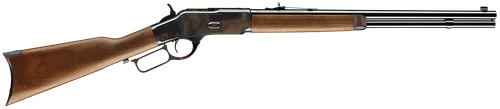 Winchester Repeating Arms 534202140 Model 1873 Short Rifle Full Size 44-40 Win 10+1 20" Brushed Polish Blued Steel Barrel, Color Case Hardened Steel Receiver, Grade III/IV Walnut Straight Grip Stock
