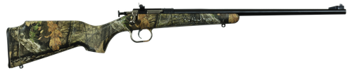 Crickett KSA2163 Youth  22 LR 1rd 16.12" Blued Barrel & Receiver, Fixed Front/Adjustable Rear Peep Sight, Hydro Dipped Mossy Oak Break-Up Synthetic Stock w/11.5" LOP, Rebounding Firing Pin Safety