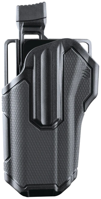 Blackhawk 419000BBL Omnivore  OWB Black Plastic Belt Slide Fits Most Semi-Autos, Left Hand