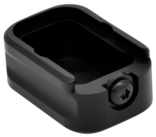 Warne MESIG54BLK Magazine Extension  made of 6061-T6 Aluminum with Hardcoat Anodized Black Finish for Sig P320 Magazines (Adds 5rds 9mm Luger)