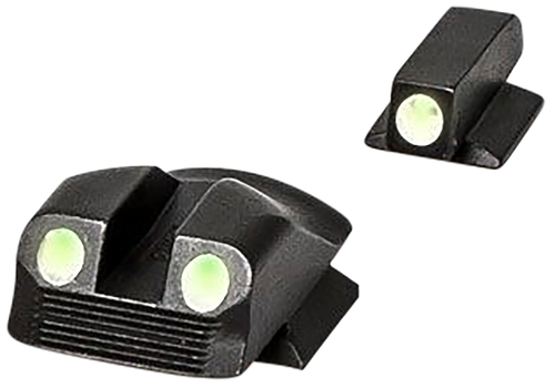 Kimber Mfg.,inc ML11229 Micro.380/Micro9 Sight Set  Green/Tritium Black Outline Front Sight-Green/Tritium Black Outline Rear Sight