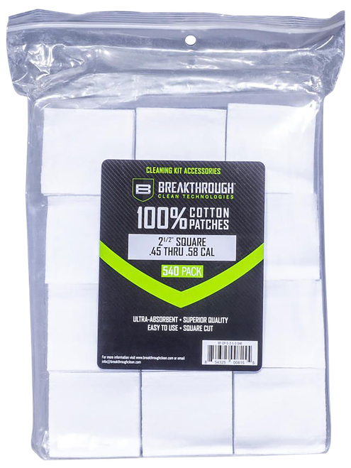 Breakthrough Clean BTCPS212540 Square Patches 45/54 Cal 540 pieces