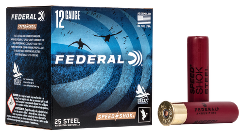 Federal WF1333 Speed-Shok  12Gauge 3.50" 1 3/8oz 3Shot 25 Per Box/10 Case