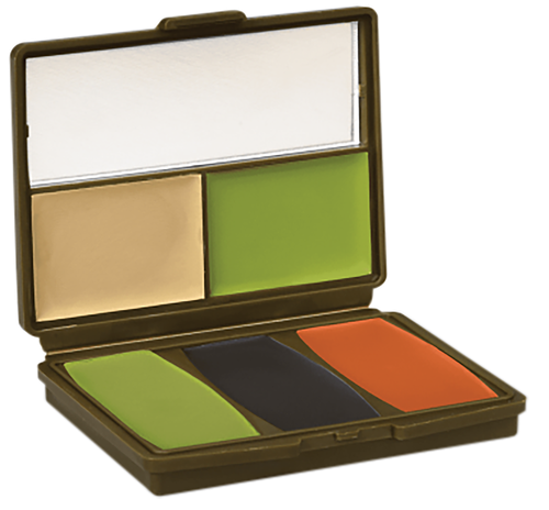 Hunters Specialties HS00278 Camo-Compac 5-Color Military Makeup Kit Green/Brown/Black/Sand