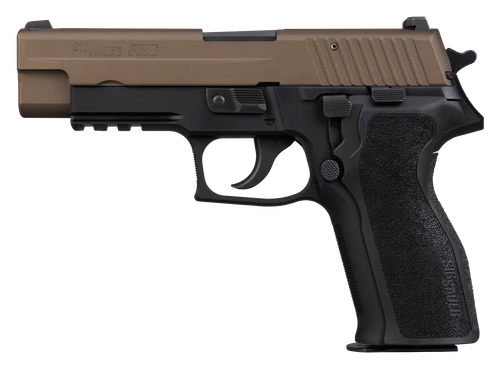 Sig Sauer E26R9BSSFBZ P226 Freedom Limited Edition Full Size 9mm Luger 15+1 4.40" Black Carbon Steel Barrel, Bronze Cerakote w/Freedom Engraving Stainless Steel Serrated Slide, Black Anodized Aluminum