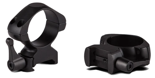 Konus 7409 Steel Rings  Matte Black 30mm Quick Release High 0 MOA