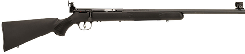 Savage Arms 28900 Mark I FVT Full Size 22 Long/22 Short/22 LR 1rd 21" Black Satin Heavy Barrel, Satin Black Carbon Steel Receiver, Black Fixed Synthetic Stock, Right Hand