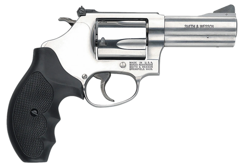 Smith & Wesson 162430 Model 60  357 Mag or 38 S&W Spl +P 5 Shot 3" Stainless Steel Barrel/Cylinder, Satin Stainless Steel J-Frame, Exposed Hammer, Polymer Grip