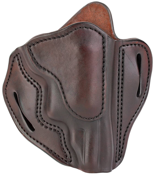1791 Gunleather RVH3SBRR RVH3  OWB Size 03 Signature Brown Leather Belt Slide Fits S&W Governor Right Hand