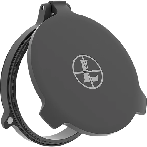 Leupold 117610 Alumina Scope Cover Matte Black Aluminum 52mm Objective Screw On Mount Flip Open