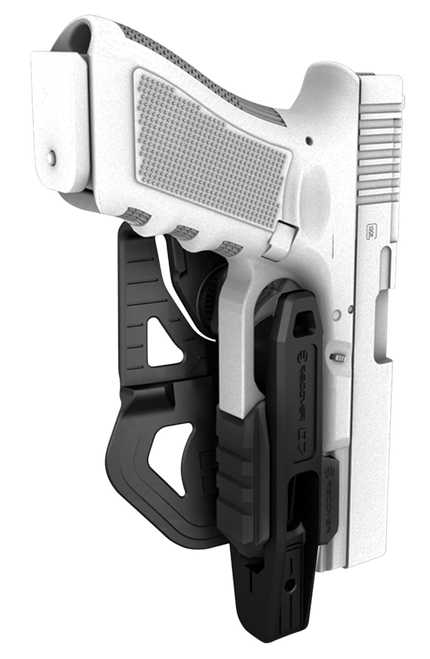 Recover Tactical G7 G7  OWB Black Polymer Compatible w/ Glock 17/19, Ambidextrous