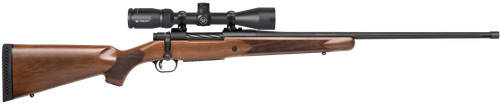 Mossberg 28124 Patriot  300 Win Mag Caliber with 3+1 Capacity, 24" Threaded/Fluted Barrel, Matte Blued Metal Finish & Walnut Stock Right Hand (Full Size) Includes Vortex Crossfire II 3-9x40mm Scope
