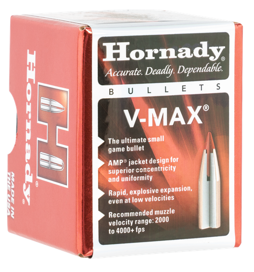 Hornady 21710 V-Max  17 Cal .172 20 gr V Max 100 Per Box/ 40 Case