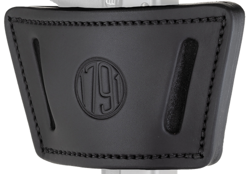 1791 Gunleather UIWXSBLA UIW Max  IWB/OWB Black Leather Belt Clip Fits Most Mid-Large Frame Autos with Rail, Laser & Light Ambidextrous