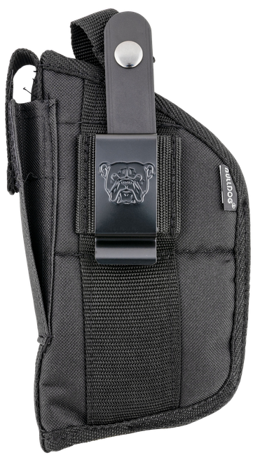 Bulldog FSN19 Extreme  OWB Black Nylon Belt Loop/Clip Fits Auto w/Laser or Light Fits 2-5" Barrel Ambidextrous