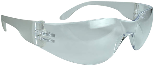 Radians MR0110ID Mirage Safety Eyewear Adult Clear Lens Polycarbonate Clear Frame