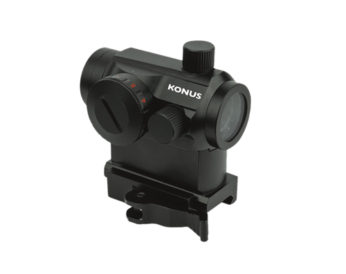 Konus  Pro Nuclear  Matte Black 1x22mm 3 MOA Red/Green Dot Reticle