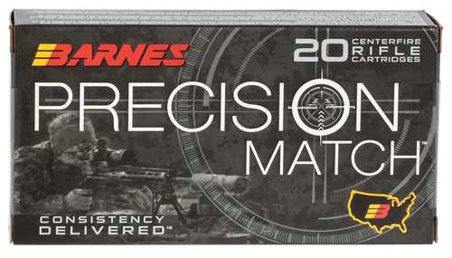 Barnes Bullets 30166 Precision Match  6.5Creedmoor 140gr Open Tip Match Boat Tail 20 Per Box/10 Case