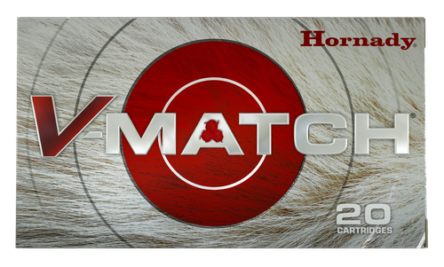 Hornady 81424 V-Match  25Creedmoor 95gr ELD-VT 20 Per Box/10 Case