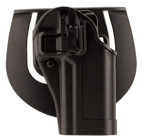 Blackhawk 410561BKR Serpa CQC  OWB Size 61 Matte Black Polymer Belt Loop/Paddle Fits Sig P250/P320 Right Hand