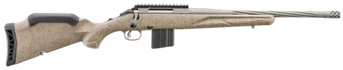 Ruger 46923 American II Ranch Full Size 350 Legend 5+1 16.10" Cobalt Cerakote Spiral Fluted Threaded Barrel & Alloy Steel Receiver w/Picatinny Rail, Flat Dark Earth Splatter Adj LOP Synthetic Stock