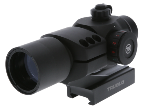 TruGlo TG-TG8230RB Triton  Black Anodized 1x 30mm 3 MOA Illuminated Tri-Color Center Dot Reticle
