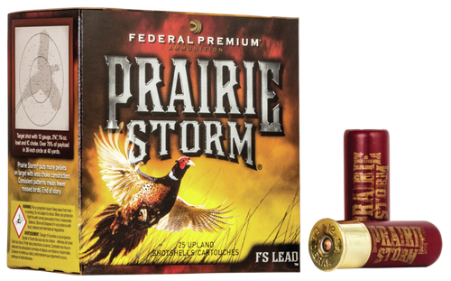 Federal PFX154FS6 Premium Prairie Storm FS 12Gauge 2.75" 1 1/4oz 6Shot 25 Per Box/10 Case