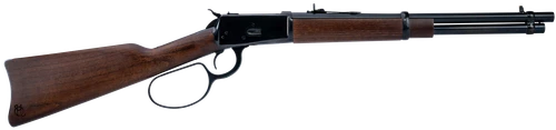 Heritage Mfg H92044161 92 Ranch Hand 44 Mag 8rd 16.50" Black Polished Steel Barrel, Black Polished Alloy Steel Receiver, Fixed Hardwood Stock