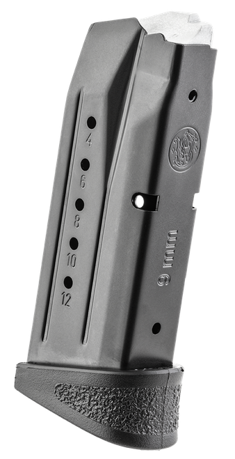 Smith & Wesson 194530000 M&P Compact 12rd 9mmLuger Blued Steel