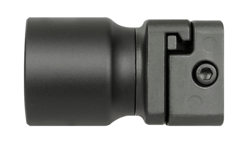 Midwest Industries MISTAPSFBT Picatinny Buffer Tube Adaptor  Side Folding for AR-Platform (Gas Piston System) Black