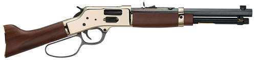 Henry H006GML Mare's Leg Side Gate 44 Mag/44 Special 5+1 12.90" Blued Octagon Barrel, Polished Hardened Brass Receiver, American Walnut Furniture