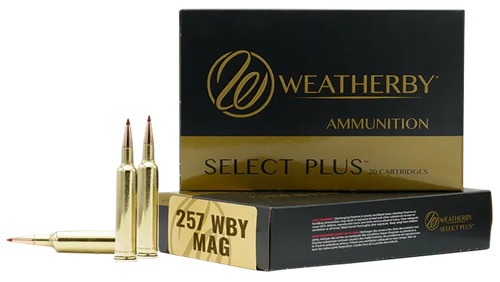 Weatherby B257100TTSX Select Plus  257WthbyMag 100gr Barnes Tipped TSX Lead Free 20 Per Box/10 Case