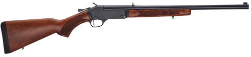 Henry H0154570 Single Shot  45-70 Gov Caliber with 1rd Capacity, 22" Barrel, Overall Blued Metal Finish & American Walnut Stock, Right Hand (Full Size)