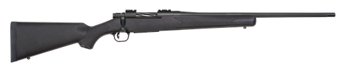 Mossberg 27851 Patriot  Full Size 7mm-08 Rem 4+1 22" Matte Blued Fluted Barrel, Drilled & Tapped Matte Blued Stainless Steel Receiver, Black Fixed Synthetic Stock, Right Hand