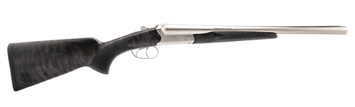 Heritage Mfg BL2018NI Badlander  20 Gauge Break Open 2rd 18.50" Nickel Side By Side Barrel & Receiver, Fixed Turkish Walnut Wood Stock