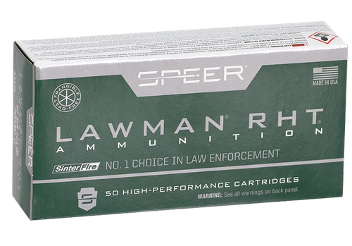 Speer 53375 Lawman Training RHT 40S&W 125gr SinterFire Frangible 50 Per Box/20 Case