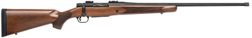Mossberg 28239 Patriot  Full Size 7mm PRC 3+1 24" Matte Blued Fluted Threaded Barrel, Drilled & Tapped Matte Blued Stainless Steel Receiver, Walnut Fixed Stock