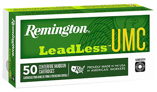 Remington Ammunition 23791 UMC Leadless 40S&W 180gr Flat Nose Enclosed Base 50 Per Box/10 Case