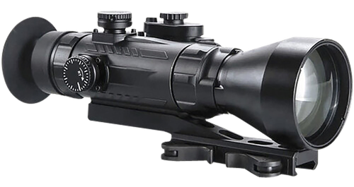 AGM Global Vision 15WP4423474111 Wolverine Pro-4 3APW Night Vision Rifle Scope Matte Black 4x70mm Gen 3 Auto-Gated White Phosphor Illuminated Red Chevron w/Ballistic Drop Reticle