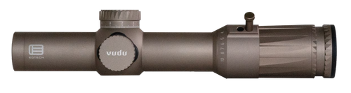 Eotech VDU110FFSR5TAN Vudu  Tan 1-10x28mm, 34mm Tube 1 MOA Illuminated Red SR5 MRAD Reticle
